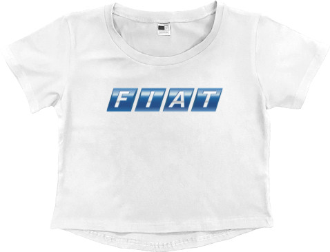 Women's Cropped Premium T-Shirt - Fiat 2 - Mfest