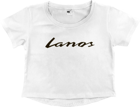 Women's Cropped Premium T-Shirt - Daewoo Lanos - Mfest