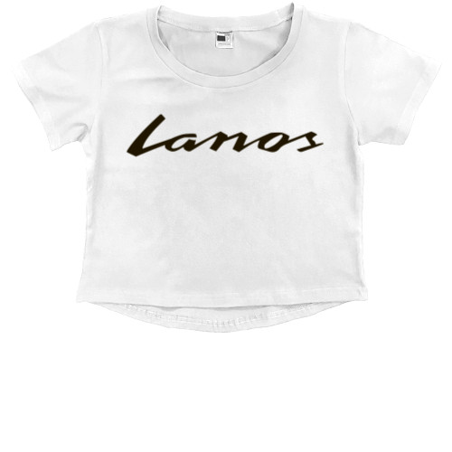 Kids' Premium Cropped T-Shirt - Daewoo Lanos - Mfest