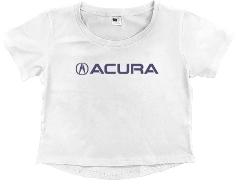 Women's Cropped Premium T-Shirt - Acura 1 - Mfest