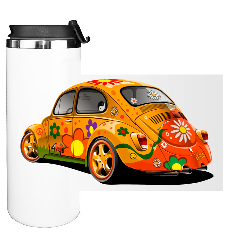 Water Bottle on Tumbler - Volkswagen - Logo 6 - Mfest