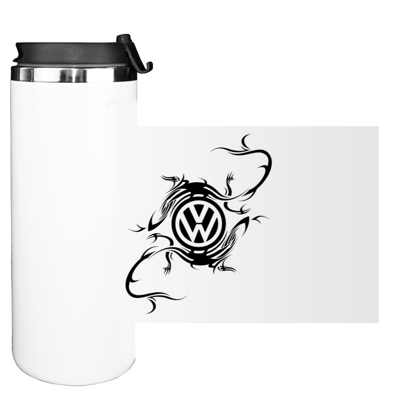 Water Bottle on Tumbler - Volkswagen - Logo 4 - Mfest