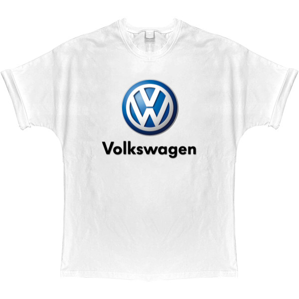 Футболка Оверсайз - Volkswagen - Logo 2 - Mfest