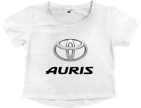 Women's Cropped Premium T-Shirt - Toyota Logo 8 - Mfest