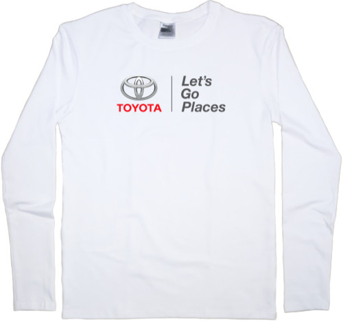 Футболка з Довгим Рукавом Чоловіча - Toyota Logo 3 - Mfest