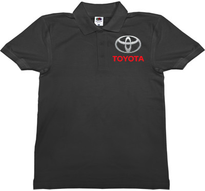 Man's Polo Shirt Fruit of the loom - Toyota Logo 2 - Mfest