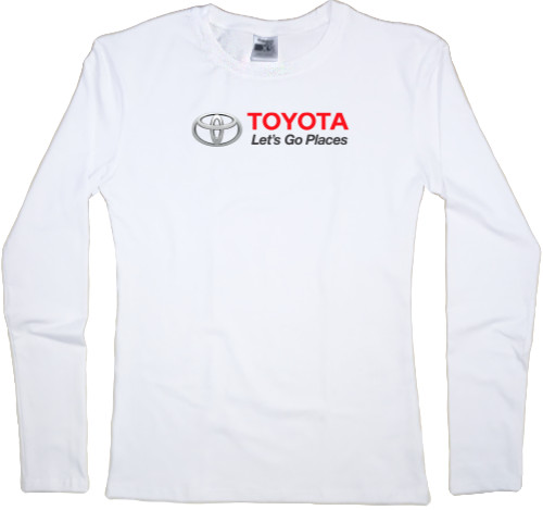 Футболка з Довгим Рукавом Жіноча - Toyota Logo 1 - Mfest