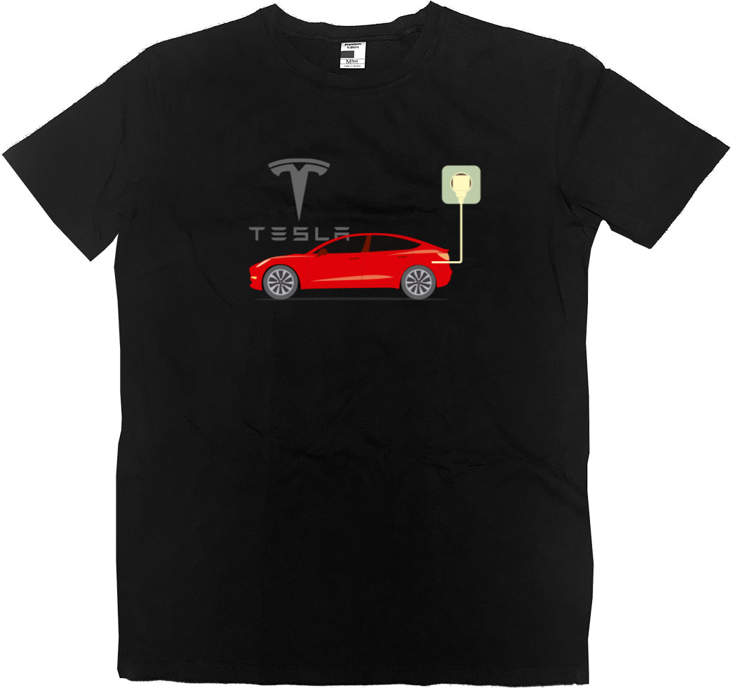 Men’s Premium T-Shirt - Tesla 9 - Mfest