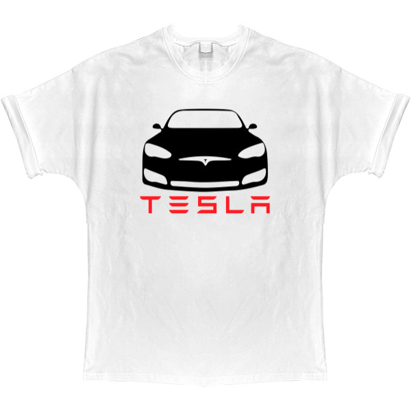 T-shirt Oversize - Tesla 6 - Mfest