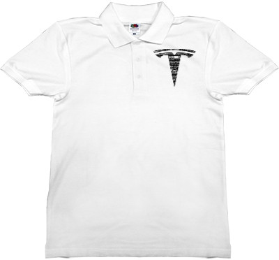 Man's Polo Shirt Fruit of the loom - Tesla 3 - Mfest