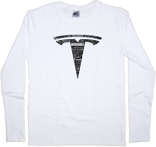 Men's Longsleeve Shirt - Tesla 3 - Mfest