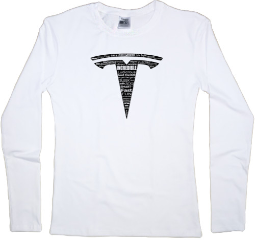 Women's Longsleeve Shirt - Tesla 3 - Mfest