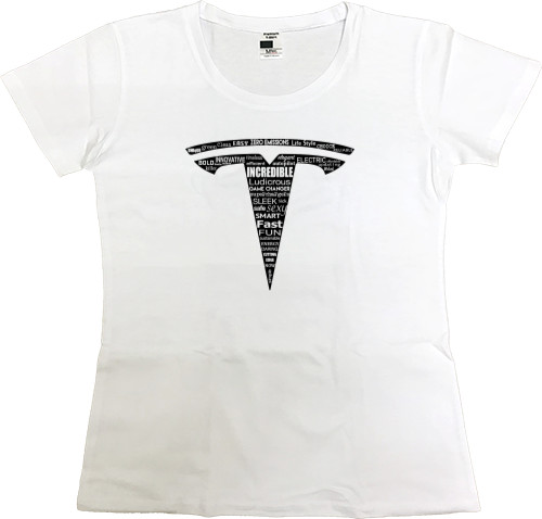 Women's Premium T-Shirt - Tesla 3 - Mfest