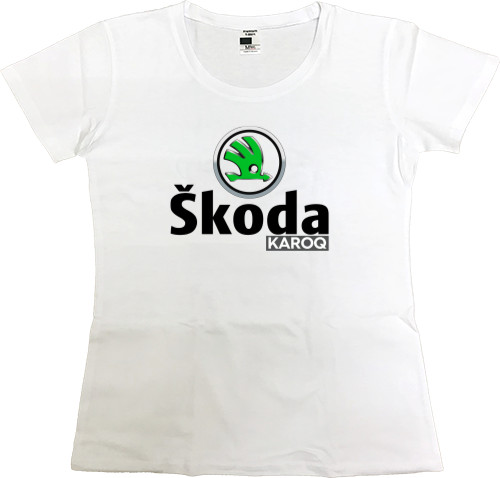 Women's Premium T-Shirt - Skoda - Logo 19 - Mfest