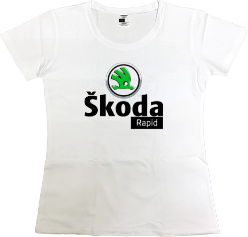 Women's Premium T-Shirt - Skoda - Logo 16 - Mfest