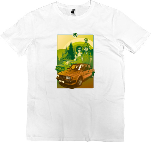 Men’s Premium T-Shirt - Skoda - Logo 9 - Mfest