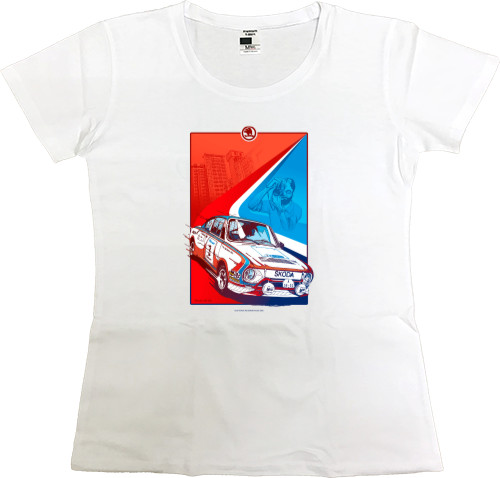 Women's Premium T-Shirt - Skoda - Logo 7 - Mfest