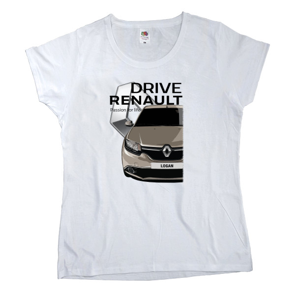 Women's T-shirt Fruit of the loom - Renault - Logo 11 - Mfest