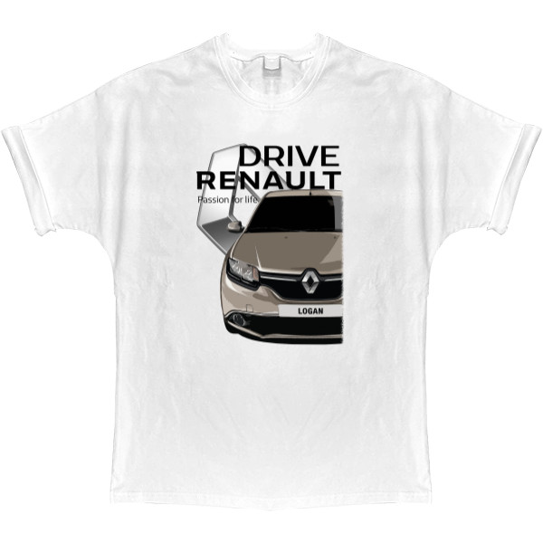 T-shirt Oversize - Renault - Logo 11 - Mfest