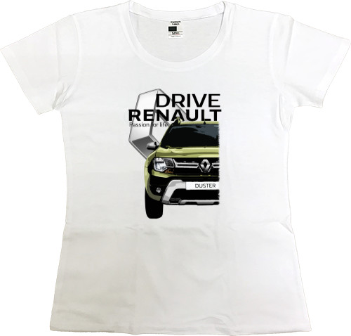 Women's Premium T-Shirt - Renault - Logo 10 - Mfest