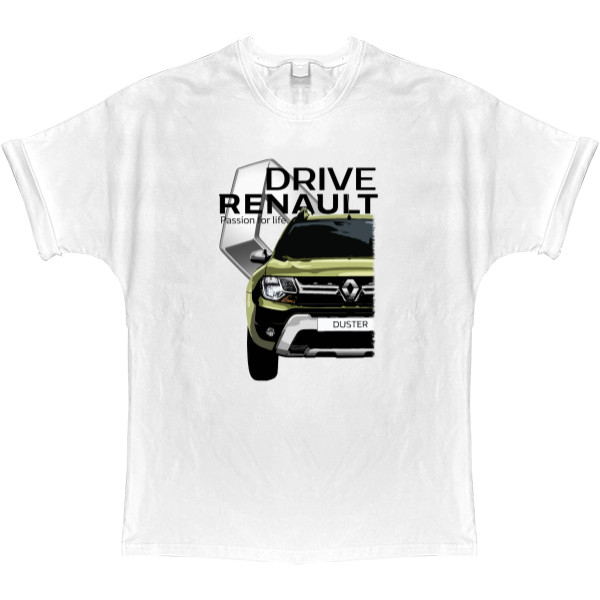 T-shirt Oversize - Renault - Logo 10 - Mfest