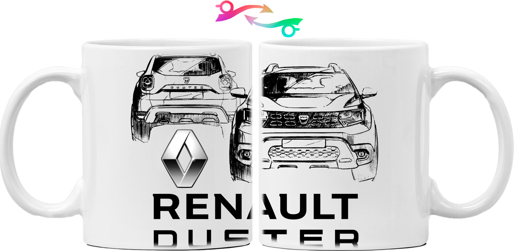 Кружка - Renault - Logo 7 - Mfest