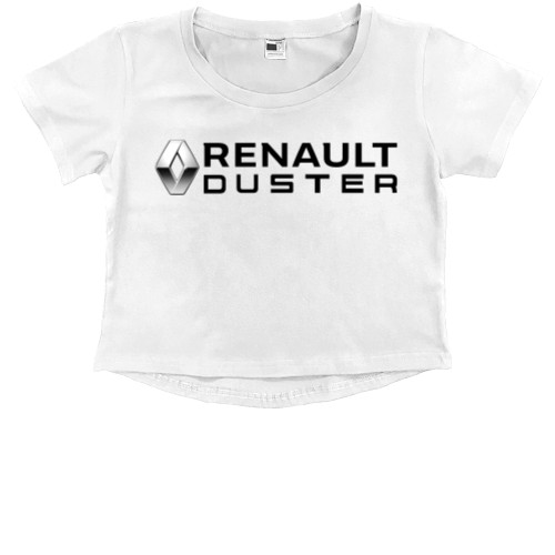 Kids' Premium Cropped T-Shirt - Renault - Logo 6 - Mfest