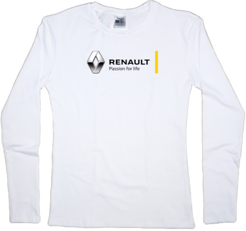 Футболка з Довгим Рукавом Жіноча - Renault - Logo 4 - Mfest