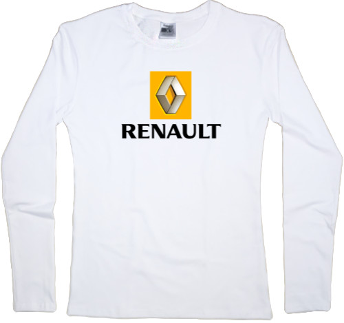 Футболка з Довгим Рукавом Жіноча - Renault - Logo 2 - Mfest