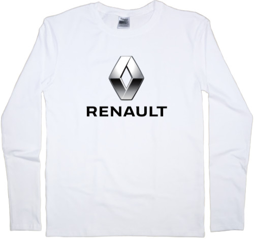 Футболка з Довгим Рукавом Чоловіча - Renault - Logo 1 - Mfest