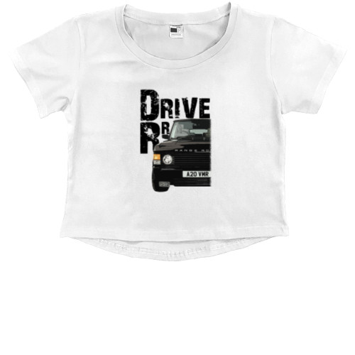 Kids' Premium Cropped T-Shirt - Range Rover - Logo 11 - Mfest