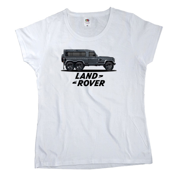 Футболка Класика Жіноча Fruit of the loom - Range Rover - Logo 10 - Mfest