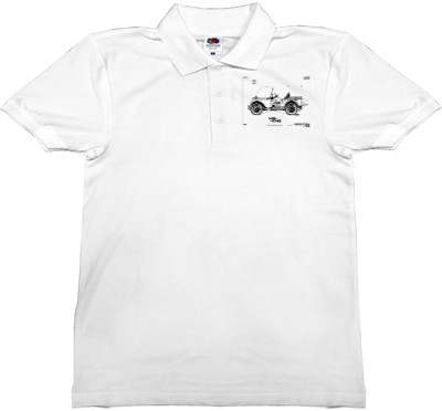 Man's Polo Shirt Fruit of the loom - Range Rover - Logo 5 - Mfest