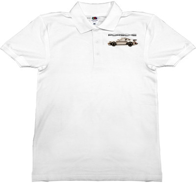 Man's Polo Shirt Fruit of the loom - Porsche - Logo 20 - Mfest