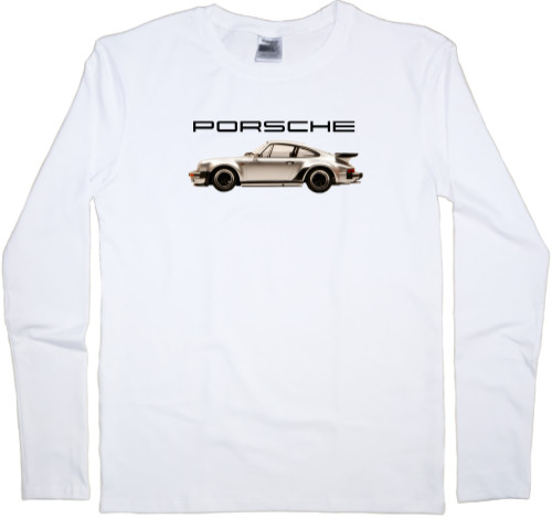 Футболка з Довгим Рукавом Чоловіча - Porsche - Logo 20 - Mfest