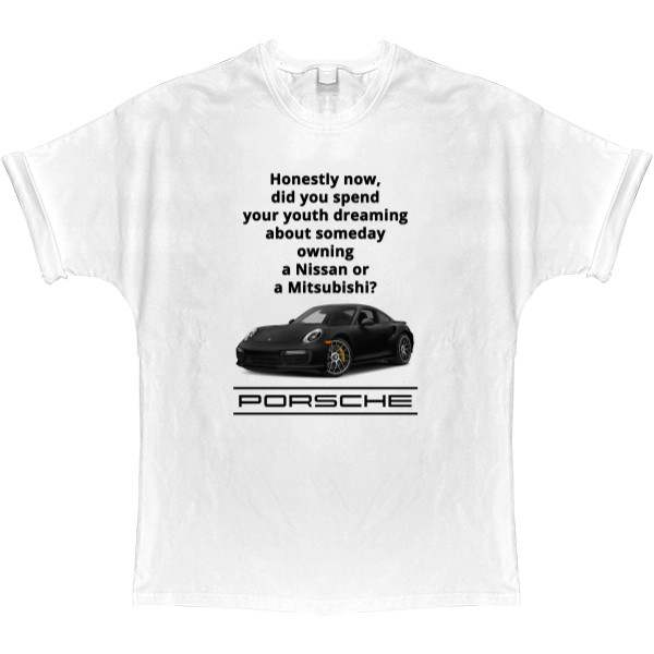 T-shirt Oversize - Porsche - Logo 17 - Mfest