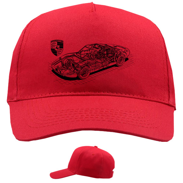 Baseball Caps - 5 panel - Porsche - Logo 14 - Mfest