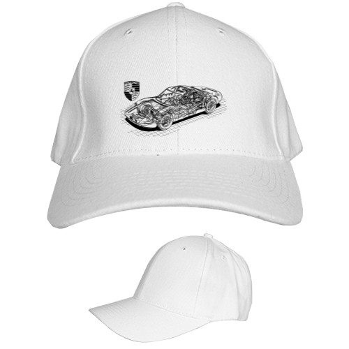 Kids' Baseball Cap 6-panel - Porsche - Logo 14 - Mfest