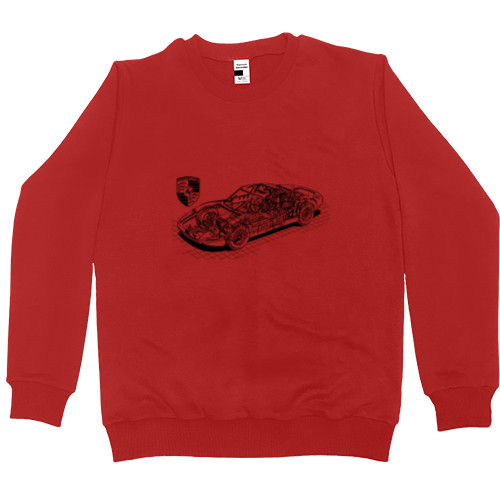 Men’s Premium Sweatshirt - Porsche - Logo 14 - Mfest