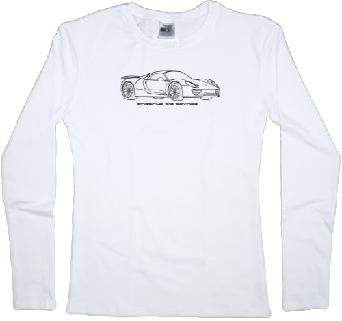 Women's Longsleeve Shirt - Porsche - Logo 13 - Mfest