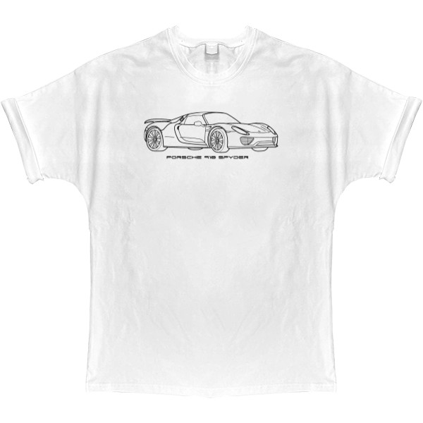 T-shirt Oversize - Porsche - Logo 13 - Mfest