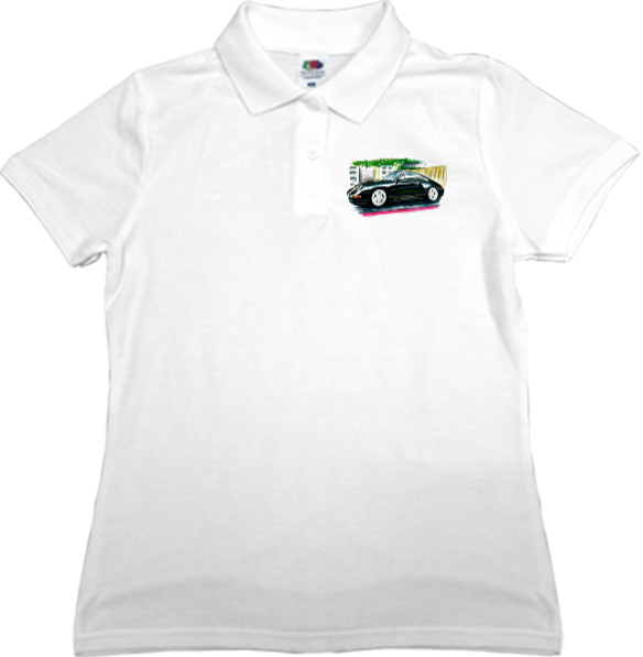 Women's Polo Shirt Fruit of the loom - Porsche - Logo 12 - Mfest