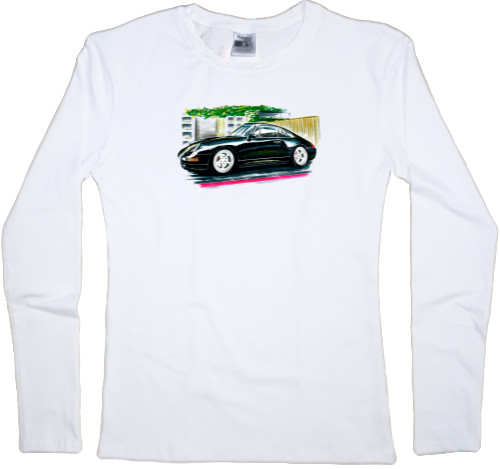 Women's Longsleeve Shirt - Porsche - Logo 12 - Mfest