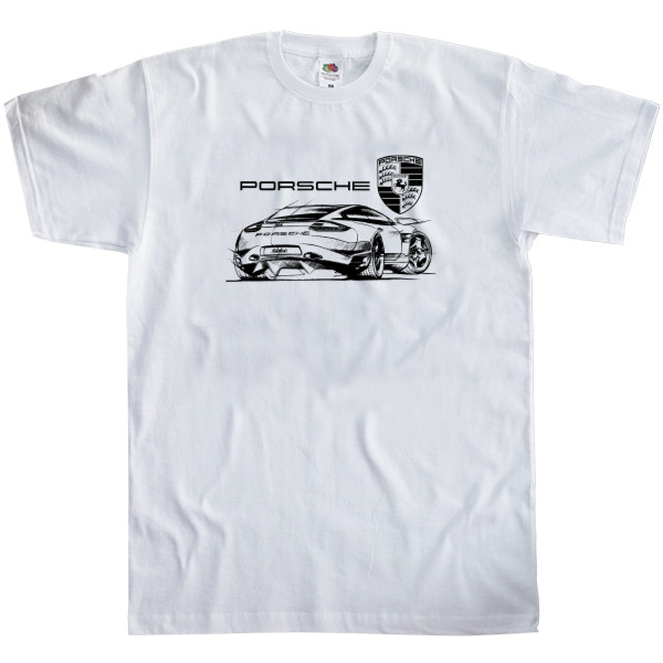 Kids' T-Shirt Fruit of the loom - Porsche - Logo 9 - Mfest