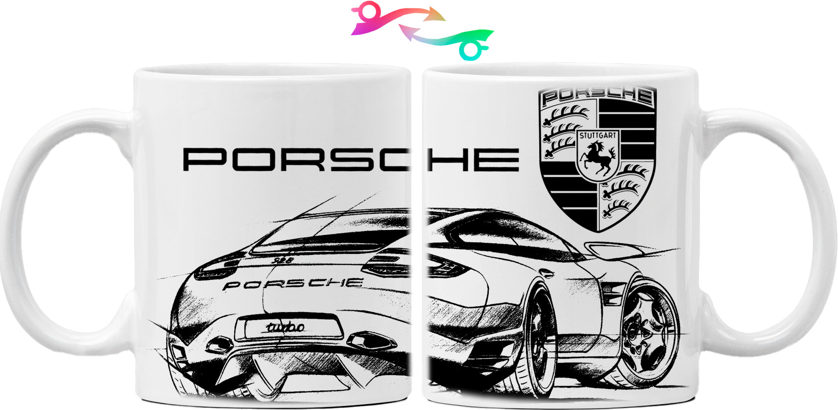 Кружка - Porsche - Logo 9 - Mfest