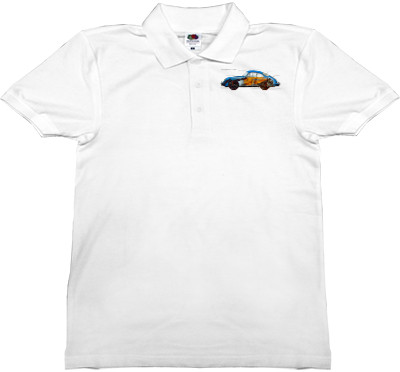 Man's Polo Shirt Fruit of the loom - Porsche - Logo 8 - Mfest