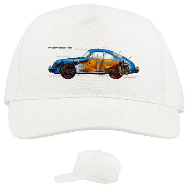 Кепка 5-панельна - Porsche - Logo 8 - Mfest