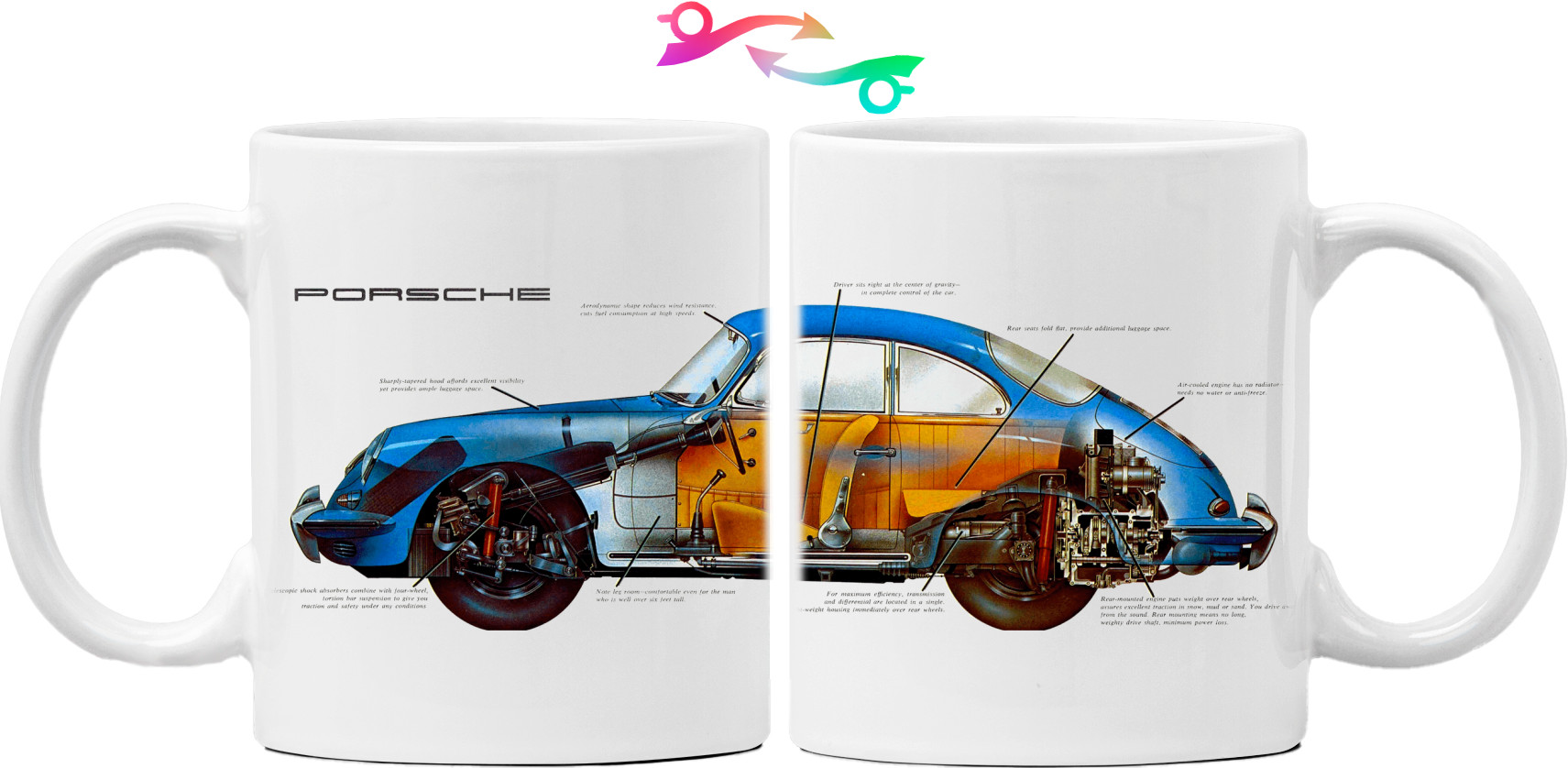 Mug - Porsche - Logo 8 - Mfest