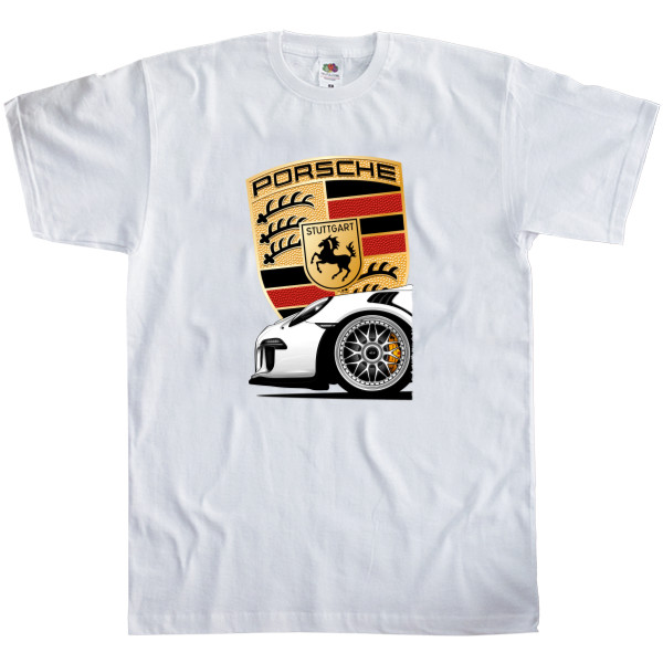 Kids' T-Shirt Fruit of the loom - Porsche - Logo 7 - Mfest