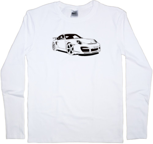 Men's Longsleeve Shirt - Porsche - Logo 5 - Mfest